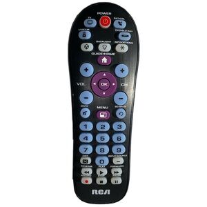 RCA RCR413BHE 4-Device Big Button Universal
Remote Control, Black